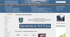Desktop Screenshot of feuerwehr-glm.de